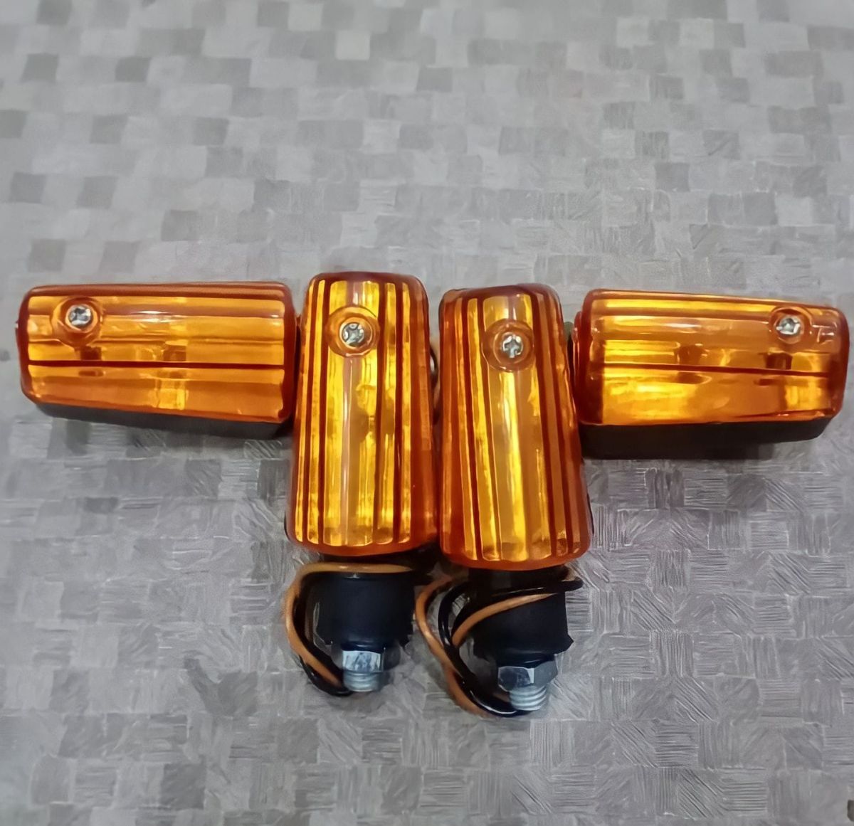4 pcs Fancy Indicator For Bike Mini Size Flexible Unbreakable Yellow Color View Gallery - Pakistan
