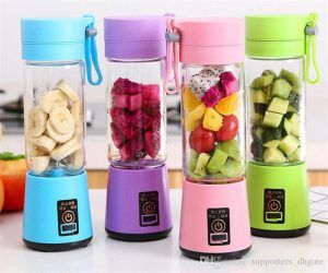hand juicer  maker fruit blender usb blender   kitchen mixer kitche-6-Blade Portable Home USB Rechargeable Electric Fruit Extractor Juice Blender  Machine(random color) View Gallery - Pakistan