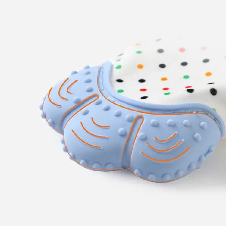 BABY SILICONE TEETHING MITTEN GLOVES NEWBORN CHEWABLE MITTENS TEETHER View Gallery - Pakistan