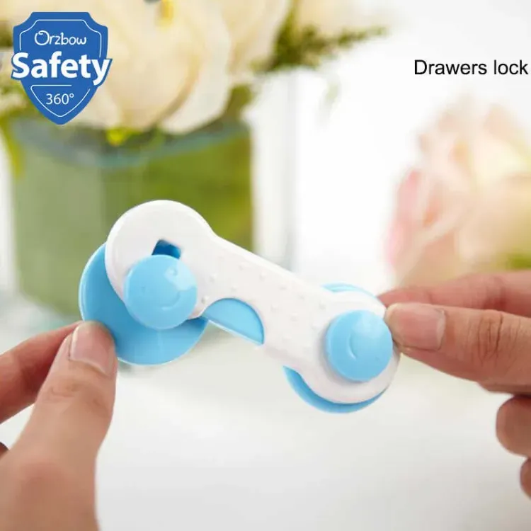 New 1pc Cabinet Door Drawers Refrigerator Locks Protection from Children Baby Safety Plastic Security Lock(random color) View Gallery - Pakistan