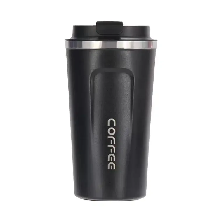 510ml Large-capacity Coffee Cup Keep Heat Stainless Steel Double-layer Smooth Edge Water Bottle Mug for Daily Use (random colors) View Gallery - Pakistan