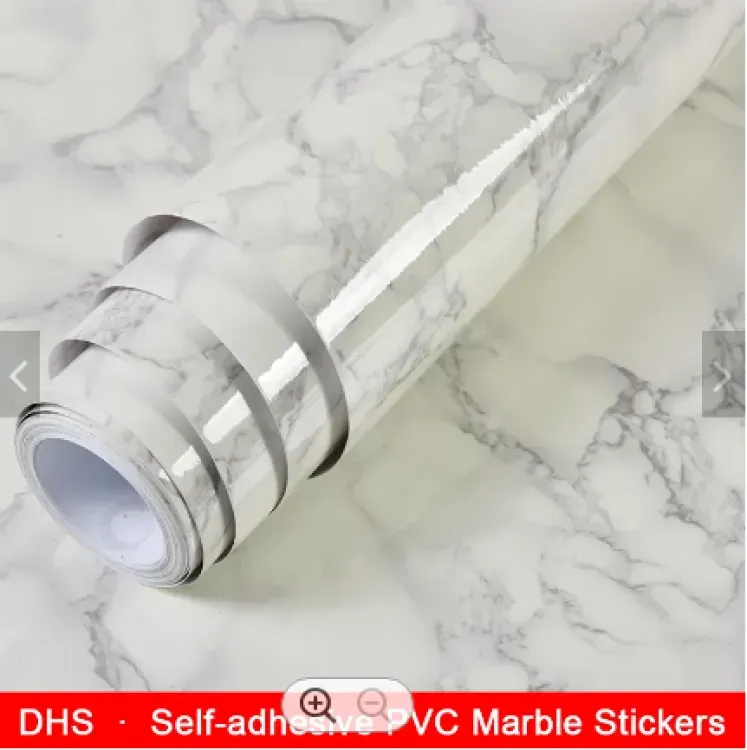 Self Adhesive White Marble Sheet for Kitchen - Anti Oil and Heat Resistant Wallpaper View Gallery - Pakistan