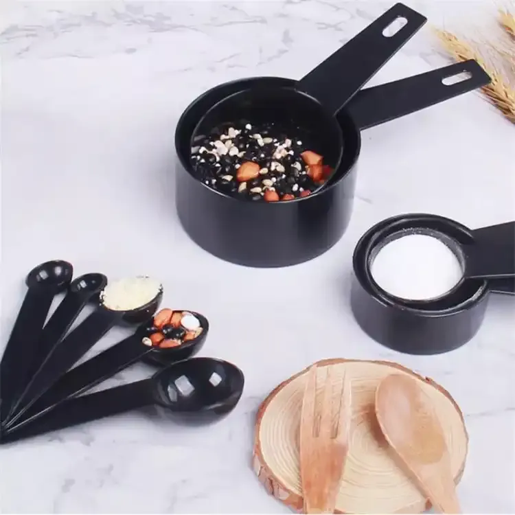 10pcs Kitchen Measuring Spoons Teaspoon Coffee Sugar Scoop Cake Baking Flour Measuring Cups Kitchen View Gallery - Pakistan