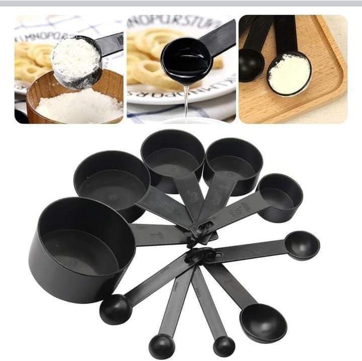10pcs Kitchen Measuring Spoons Teaspoon Coffee Sugar Scoop Cake Baking Flour Measuring Cups Kitchen View Gallery - Pakistan