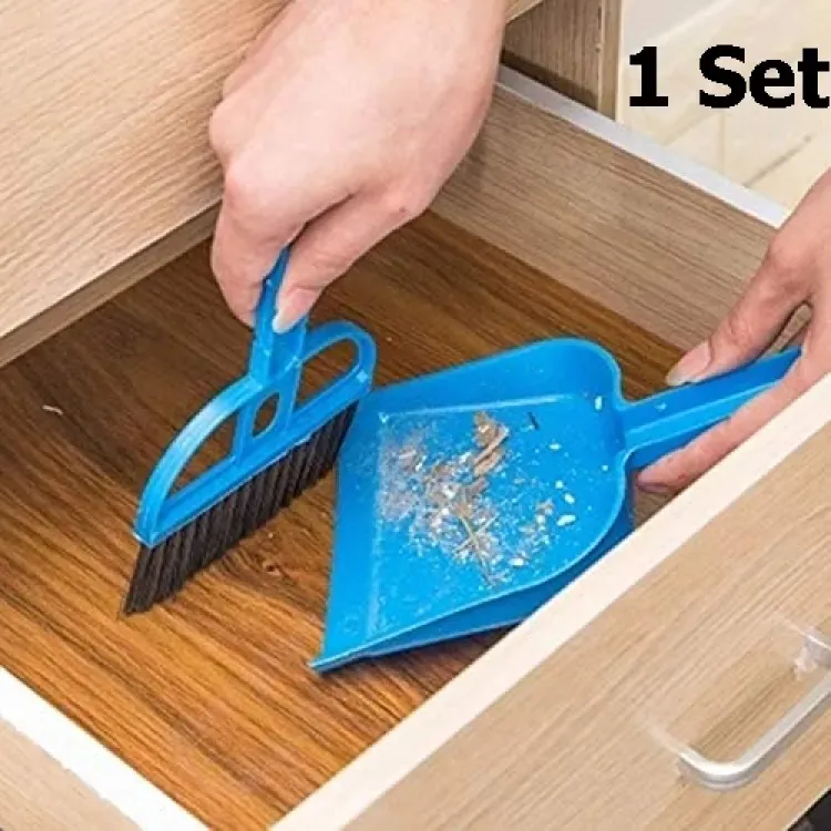 Mini Desktop Sweep Cleaning Brush Small Broom Dustpan Cute Little Broom Suit View Gallery - Pakistan