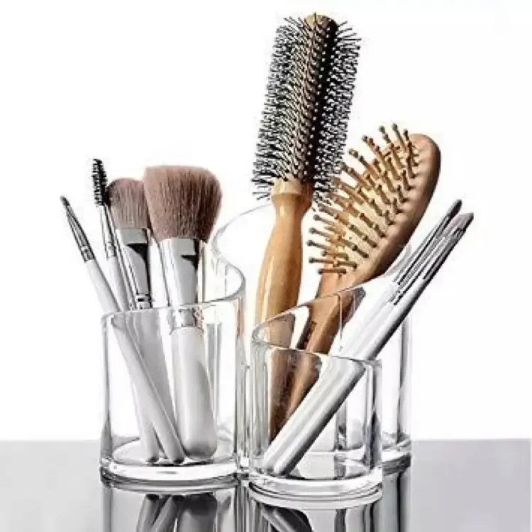 Cosmetic Makeup Organizer Transparent Acrylic Lipstick Holder Display Stand View Gallery - Pakistan