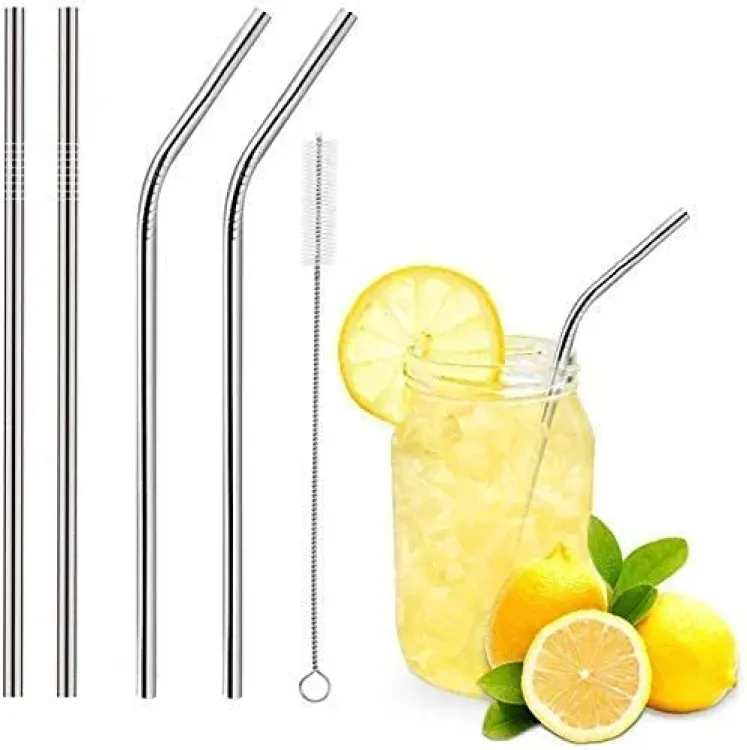 stainless steel straw 5 pcs pack View Gallery - Pakistan