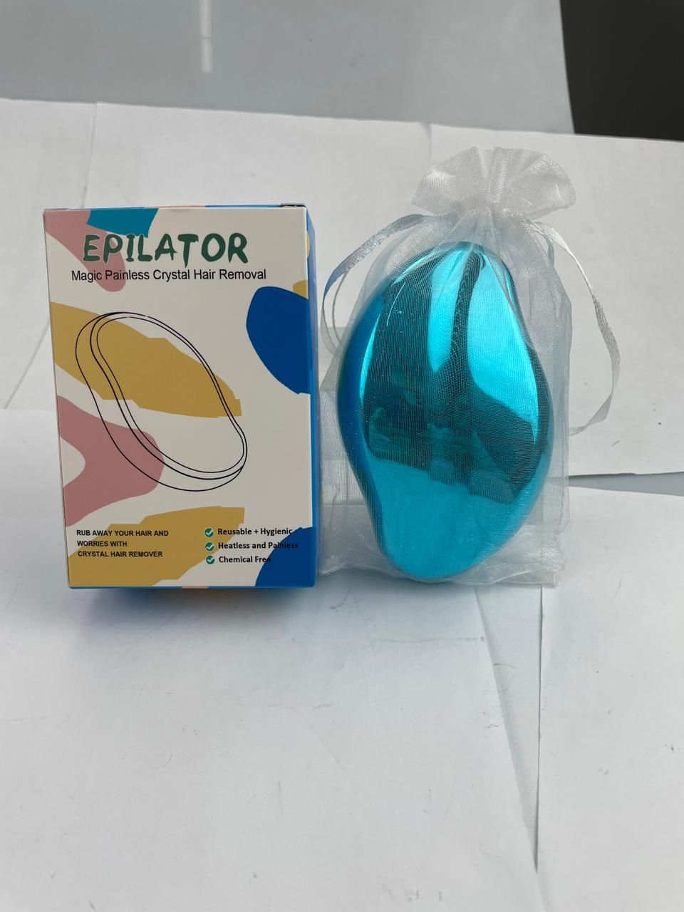Bleame Crystal Hair Eraser – Painless Exfoliation Hair Removal Tool For Arms Legs Back – Apply To Any Part Of The Body – China (random Color)Without Box View Gallery - Pakistan