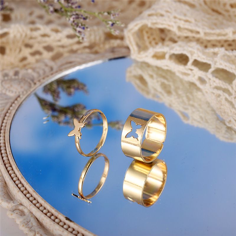 2pc Butterfly Couple Ring View Gallery - Pakistan