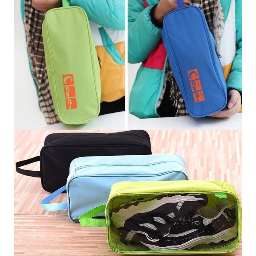 Portable Travel Storage Bag Shoes Organizer (Random Color) View Gallery - Pakistan