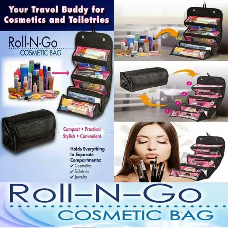Roll N Go Cosmetic Bag View Gallery - Pakistan