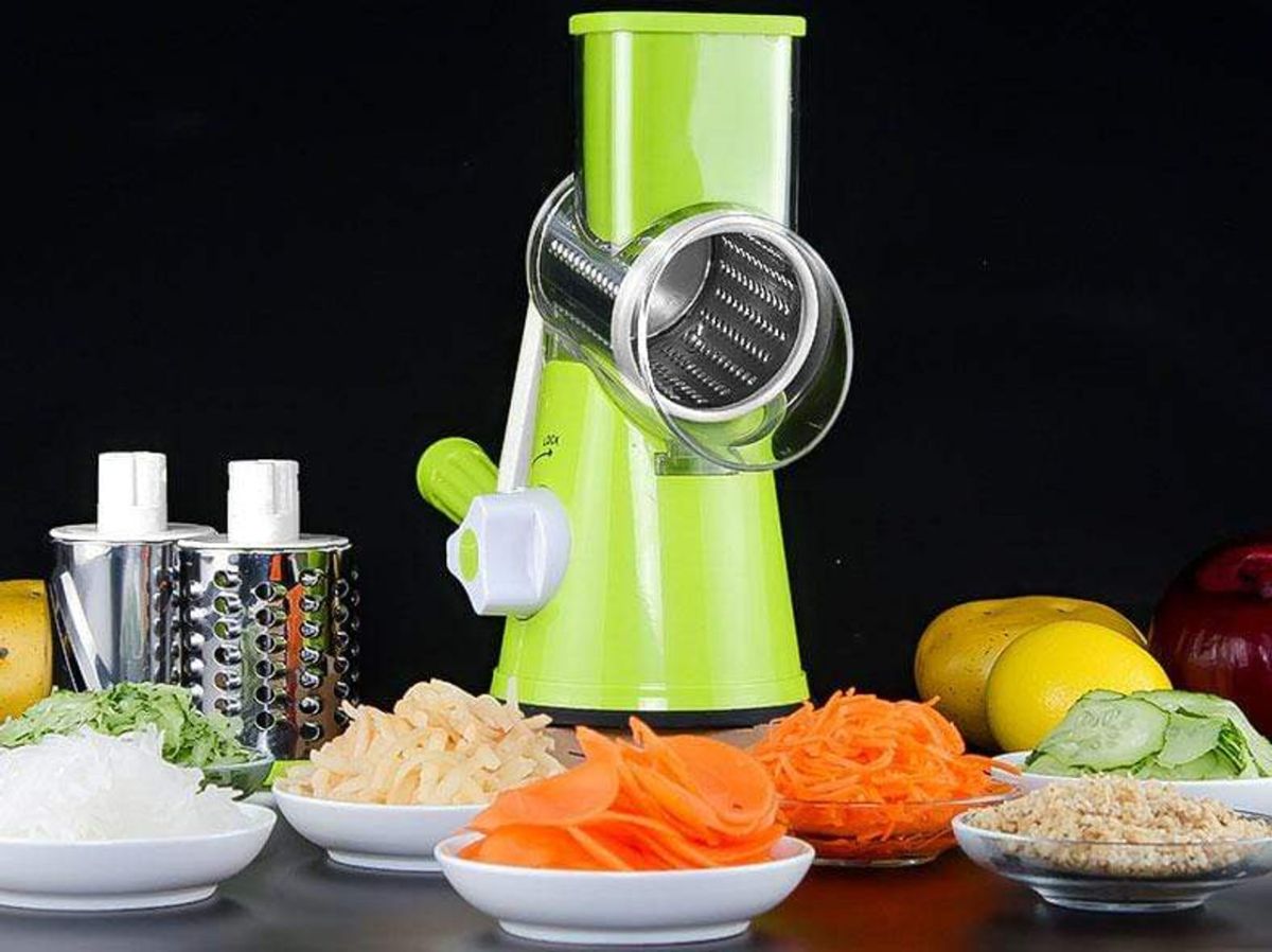 Manual Vegetable Cutter Slicer Multifunctional Round Slicer Gadget Multifunction Kitchen Gadget Food Processor Blender Cutter View Gallery - Pakistan