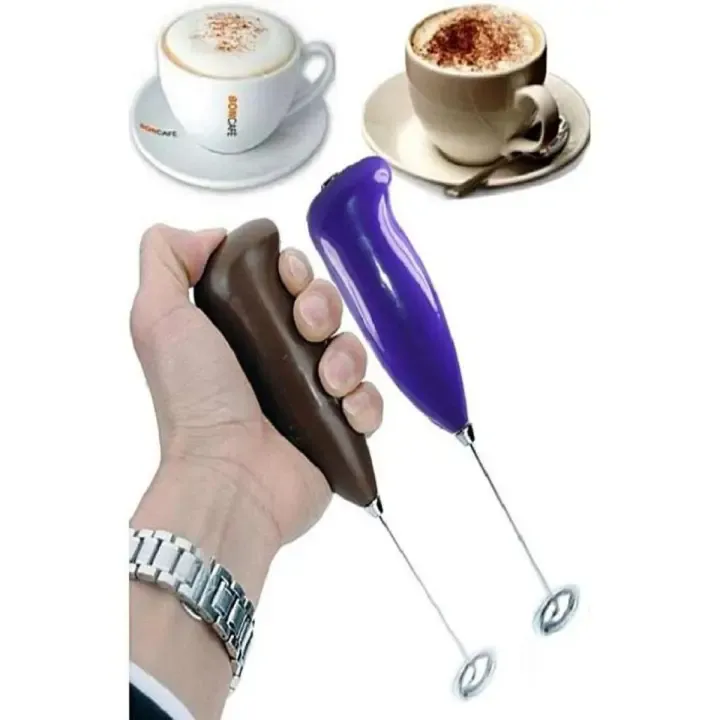 Electric Mini Coffee Beater Mini Electric Egg Beater (random color) (Cell Operated) View Gallery - Pakistan
