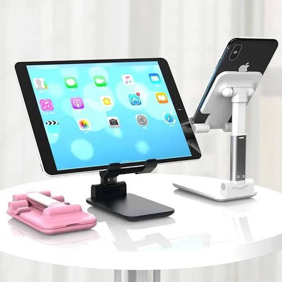 Adjustable Folding Mobile Tablet Stand Mobile Holder - Online Shopping in Pakistan - BUNDLIV