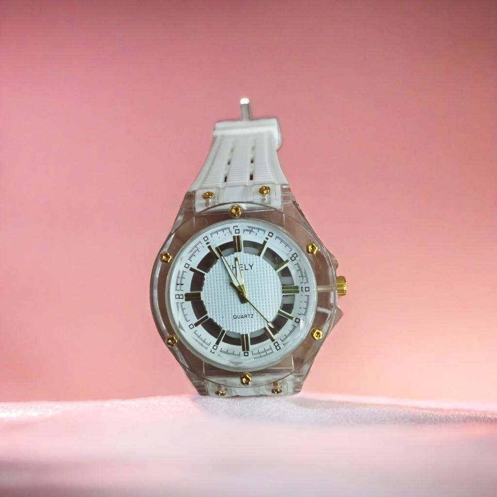 Yhely Rubber Strap Gents Watch With Normal Box(random color) View Gallery - Pakistan