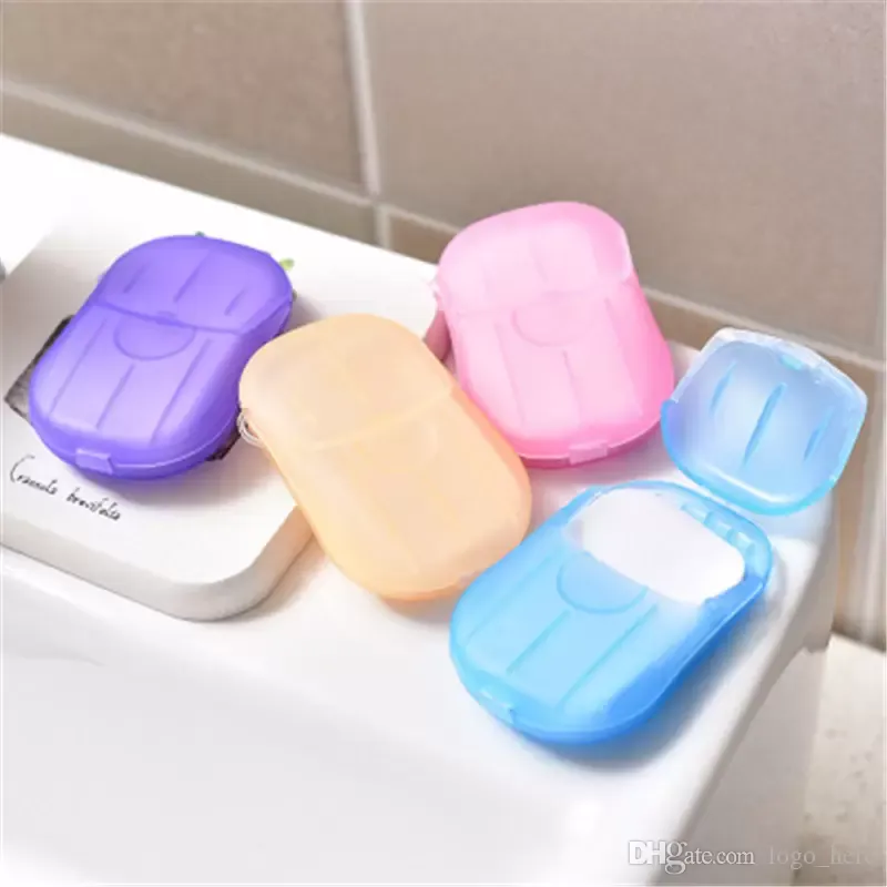 Portable Outdoor Travel Soap Paper Washing Hand Bath Clean Scented Slice Sheets Disposable Boxes Soap Mini Paper Soap - Each View Gallery - Pakistan
