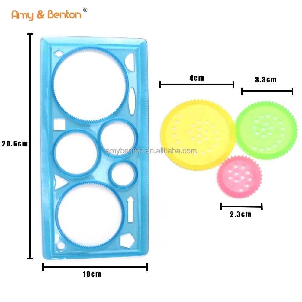 Colorful Plastic Templates Drawing Ruler Painting (pack of 2) View Gallery - Pakistan