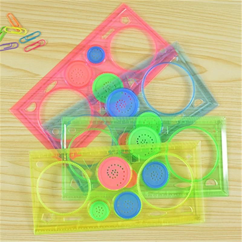 Colorful Plastic Templates Drawing Ruler Painting (pack of 2) View Gallery - Pakistan
