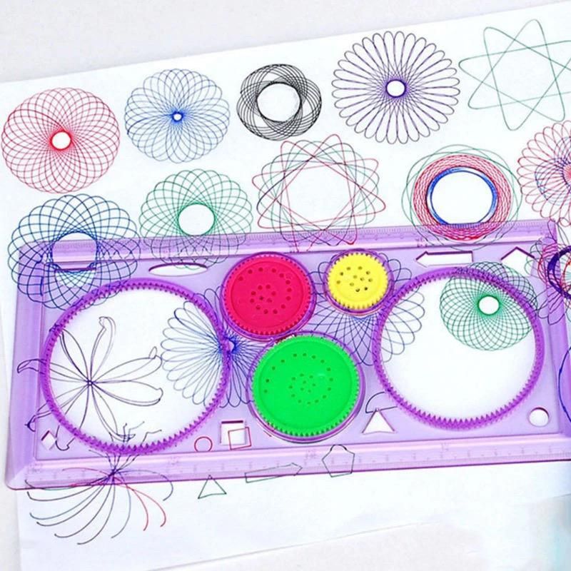 Colorful Plastic Templates Drawing Ruler Painting (pack of 2) View Gallery - Pakistan