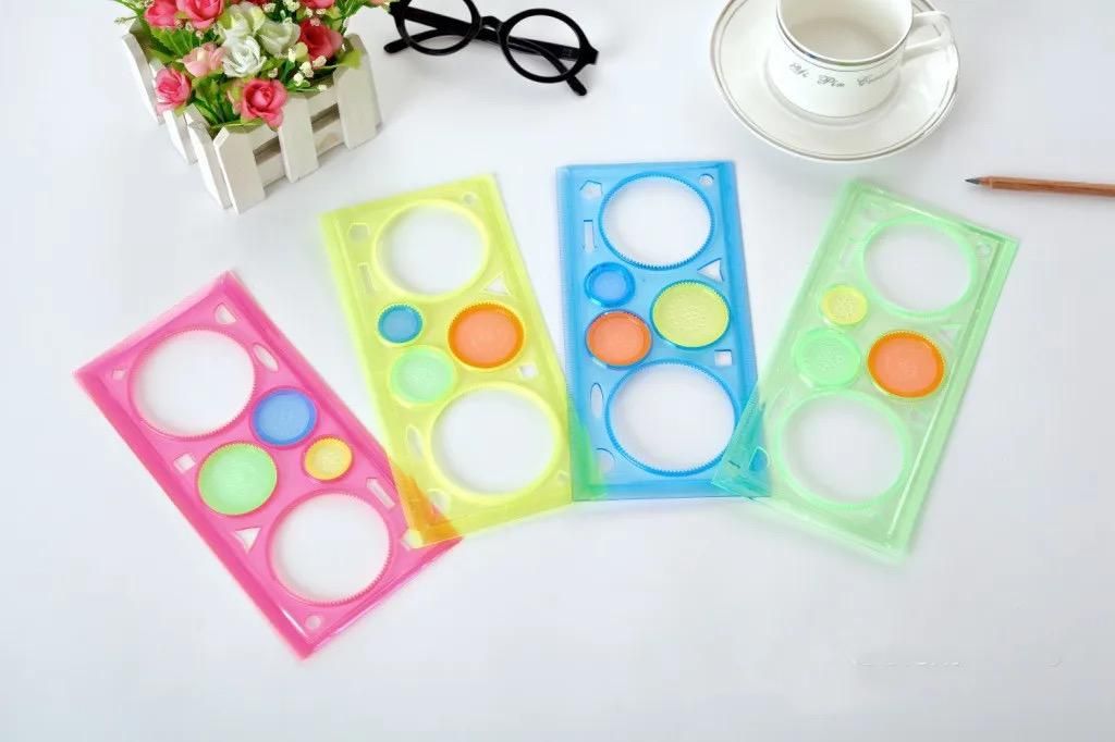 Colorful Plastic Templates Drawing Ruler Painting (pack of 2) View Gallery - Pakistan