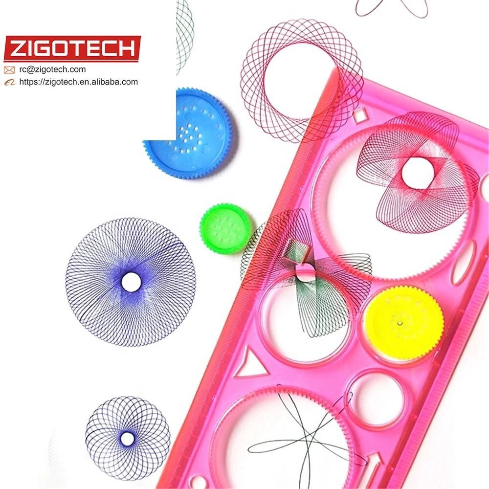 Colorful Plastic Templates Drawing Ruler Painting (pack of 2) View Gallery - Pakistan