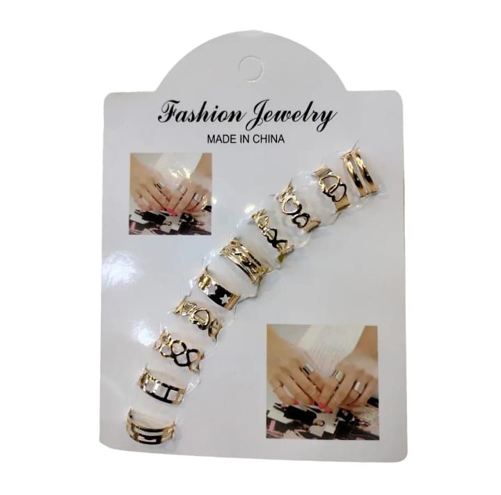 Elegant Pack Of 10 Rings View Gallery - Pakistan