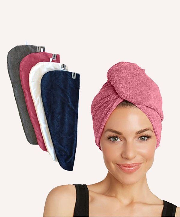 Turbo Twist Towel Hair Towel Wrap For Women
