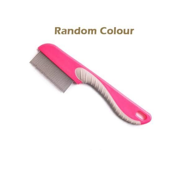 (pack of 3) 100% Stainless Steel Needles Manual Anti Lice Comb Metal Needles For Men Women Comb - Random Color View Gallery - Pakistan