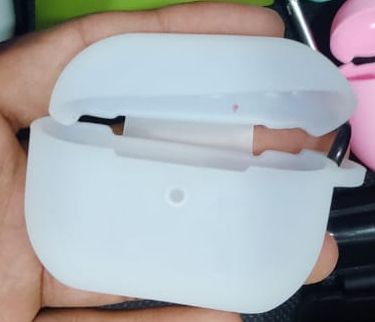 High Quality Soft Silicone Airpod Pro Case With Lock Rid (Random Color) View Gallery - Pakistan