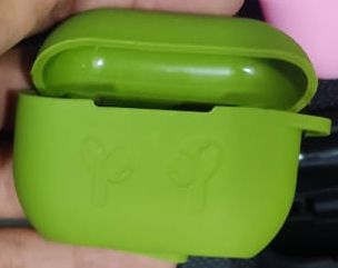 High Quality Soft Silicone Airpod Pro Case With Lock Rid (Random Color) View Gallery - Pakistan