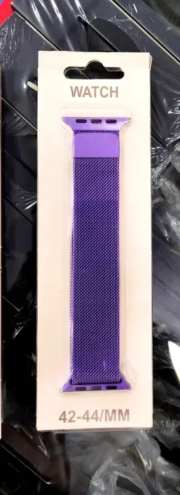 Stainless Steel Milanese Magnetic Mesh Loop Smart Watch Band Strap Metal Watchband - (Random Color &amp; Design) View Gallery - Pakistan