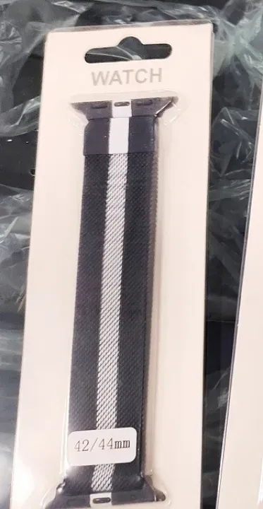 Stainless Steel Milanese Magnetic Mesh Loop Smart Watch Band Strap Metal Watchband - (Random Color &amp; Design) View Gallery - Pakistan