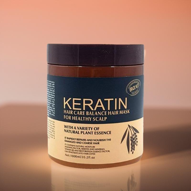 Keratin Hair Mask 500ml for Damaged Hair Repair &amp; Shine