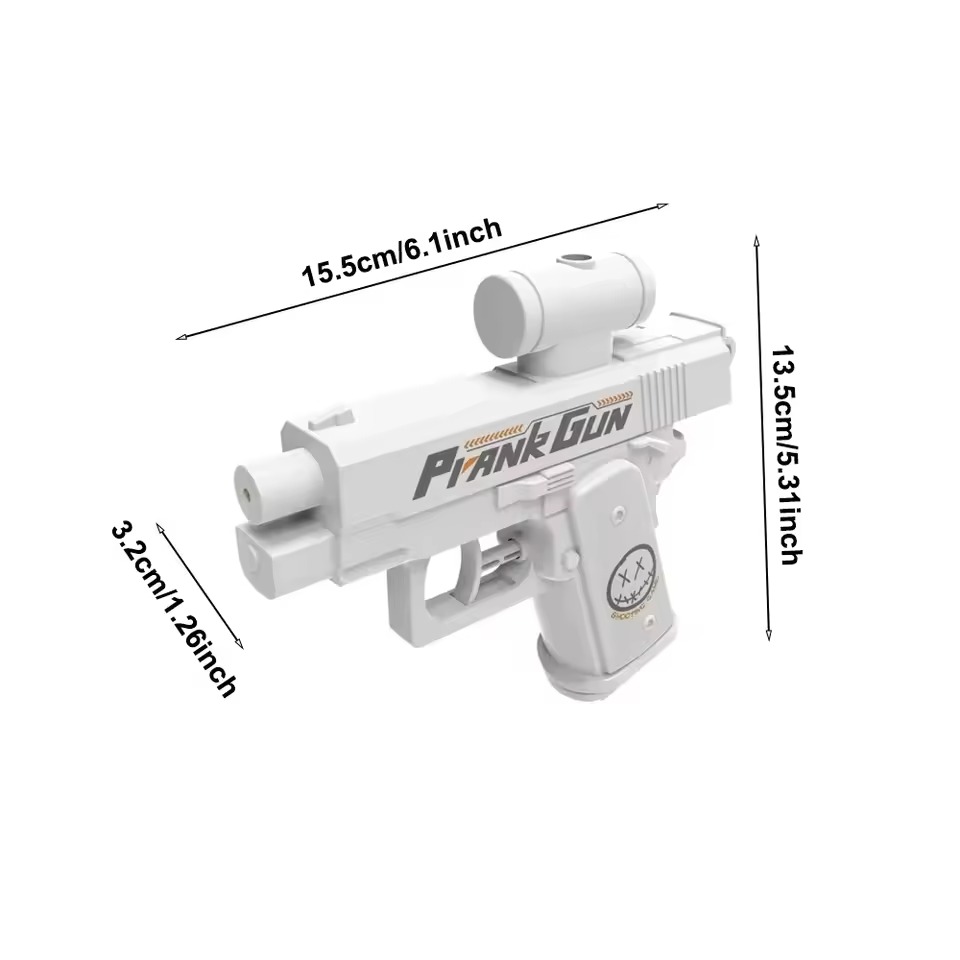 Reverse Double-Sided Prank Water Gun Toy Funny Surprise Spray Toy for Boys & Girls | Party & Outdoor Fun (Random Color) View Gallery - Pakistan