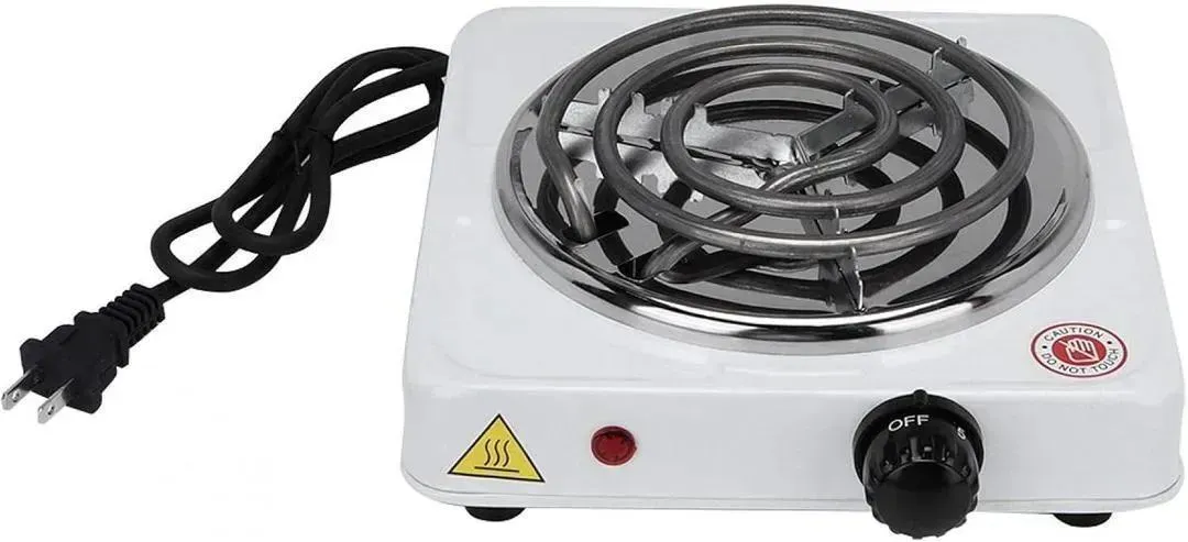 Electric Stove 1000W Stainless Steel for Kitchen Cooking View Gallery - Pakistan