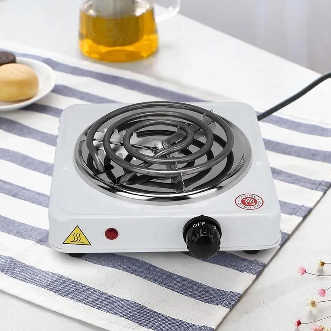Electric Stove 1000W Stainless Steel for Kitchen Cooking View Gallery - Pakistan