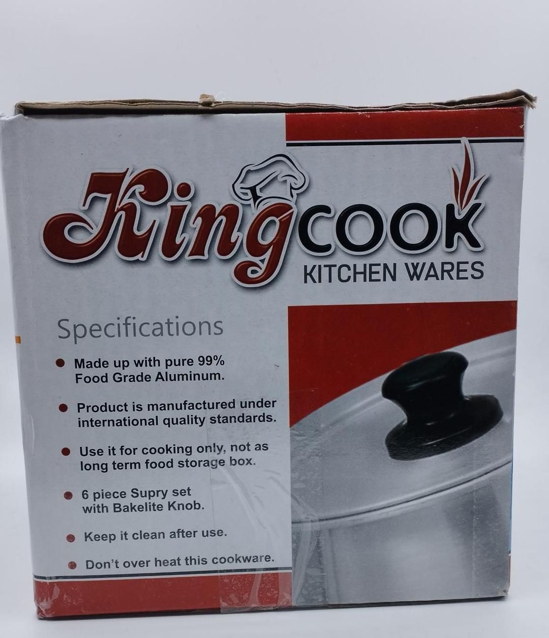 3-Piece Premium Aluminium Cooking Pot Set – Silver View Gallery - Pakistan