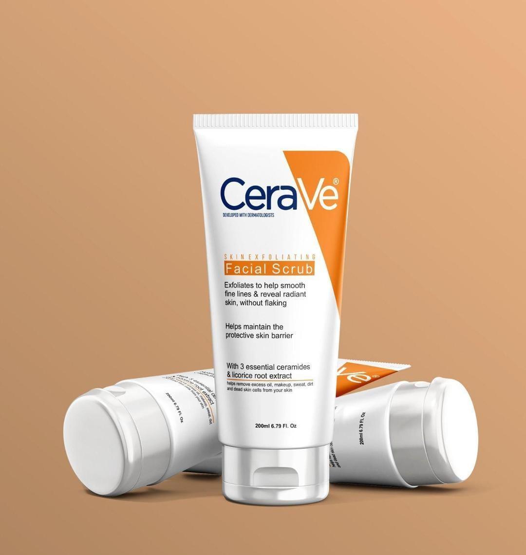 CeraVe Skin Exfoliating Facial Scrub 200ml All Skin Types