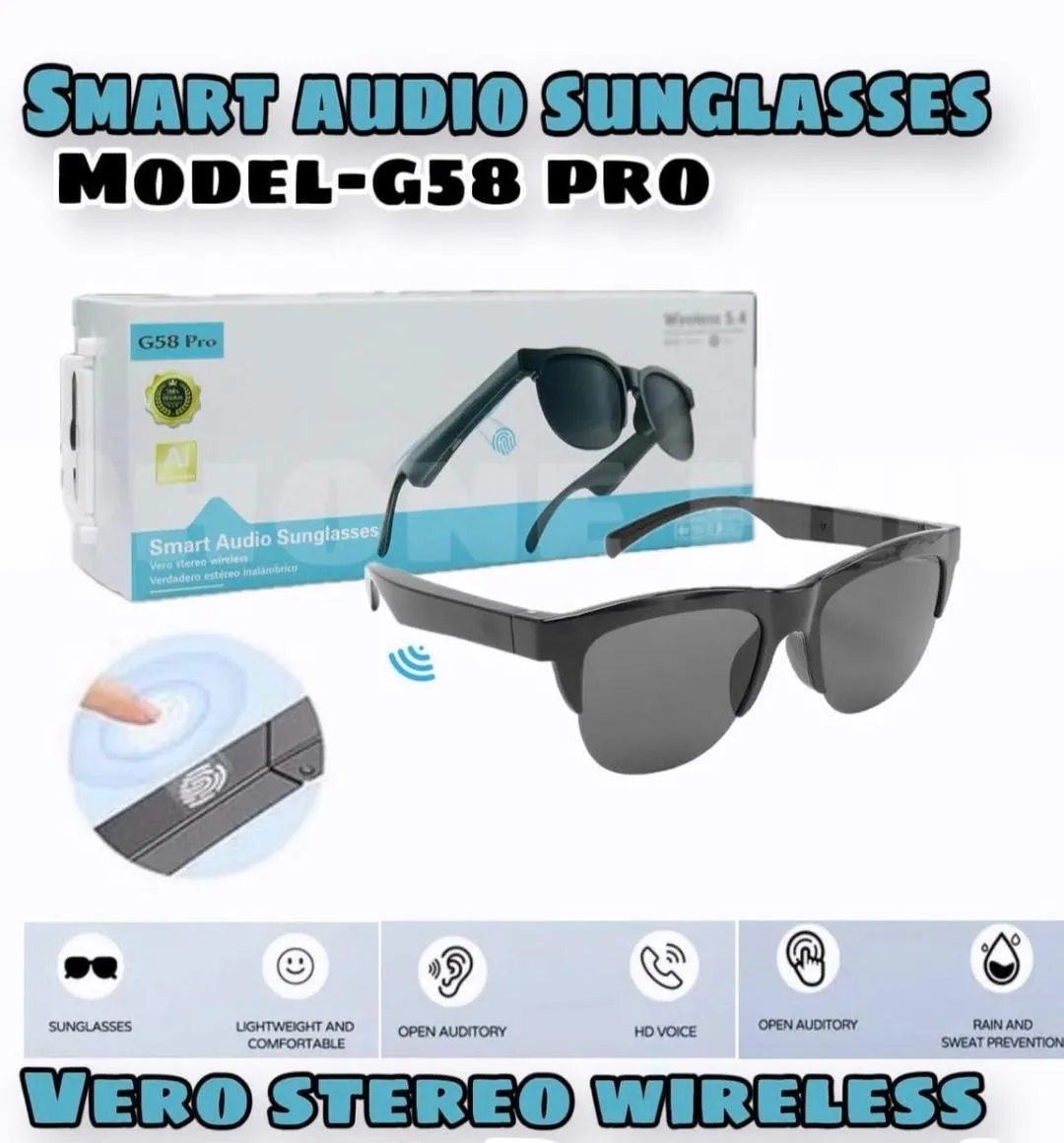 Portable Mini VR Glasses Model 58 – Ultra-Lightweight ABS Design with Adjustable Focus & Clear Vision (Black) View Gallery - Pakistan