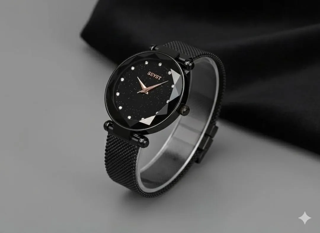 Beautiful Luxury Black Watch - Online Shopping in Pakistan - BUNDLIV