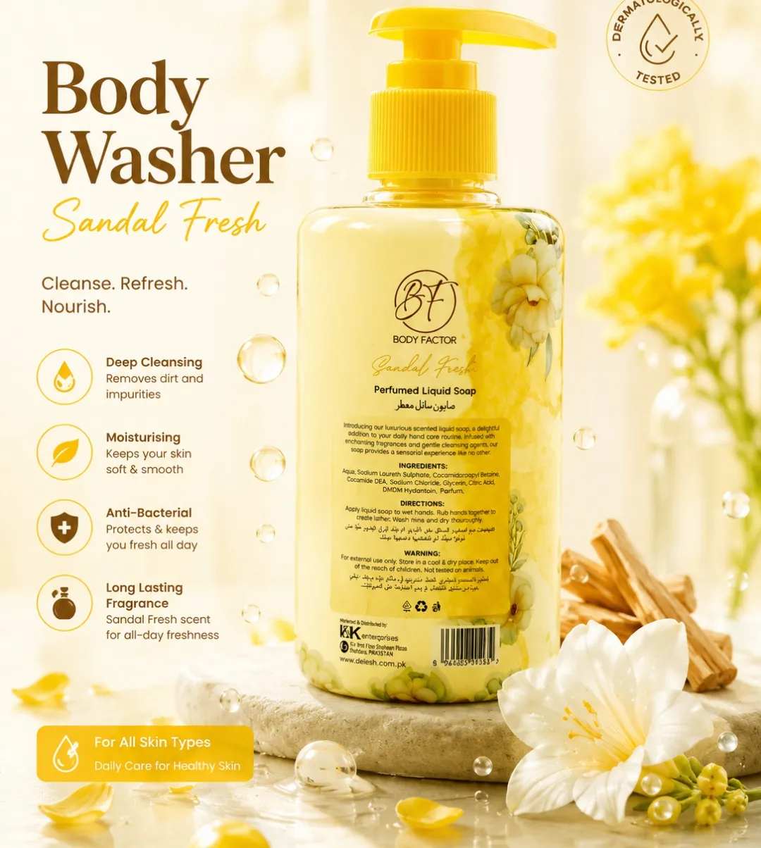 Aqua Magic Body Wash 50ml Whitening Deep Cleansing