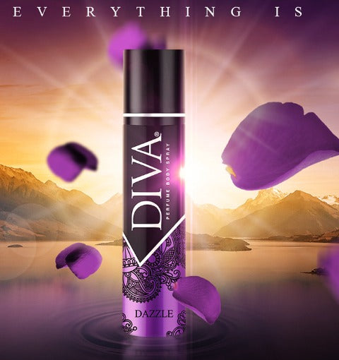 Diva Dazzle Body Spray 120ml – Long Lasting Perfumed Body Spray