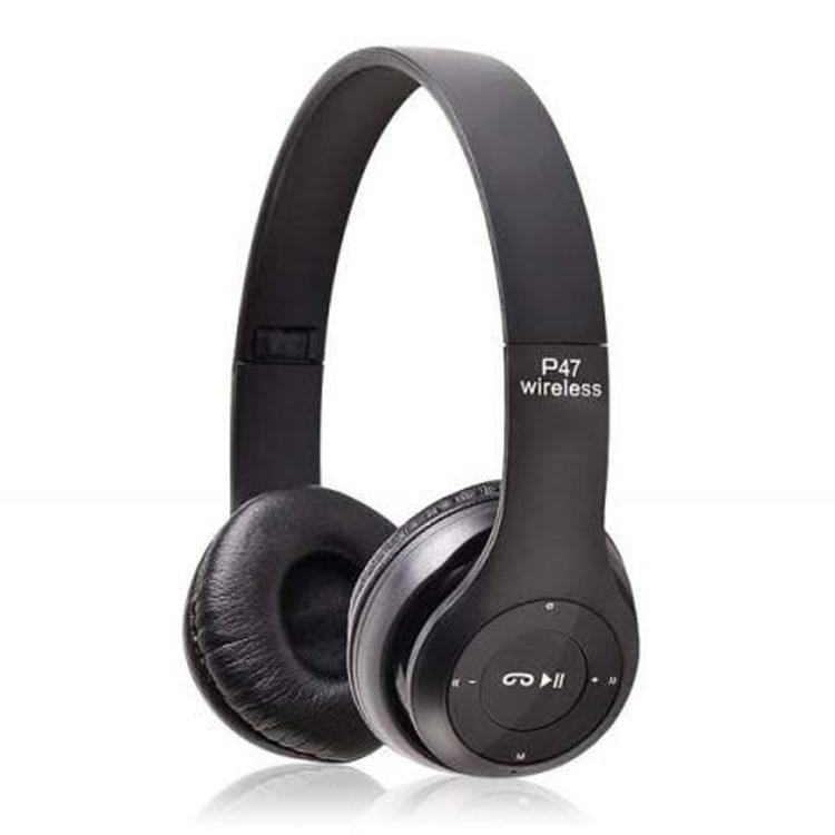 Sleek Black Headphone - 1 Pcs Stylish Design for Ultimate Listening Experience View Gallery - Pakistan