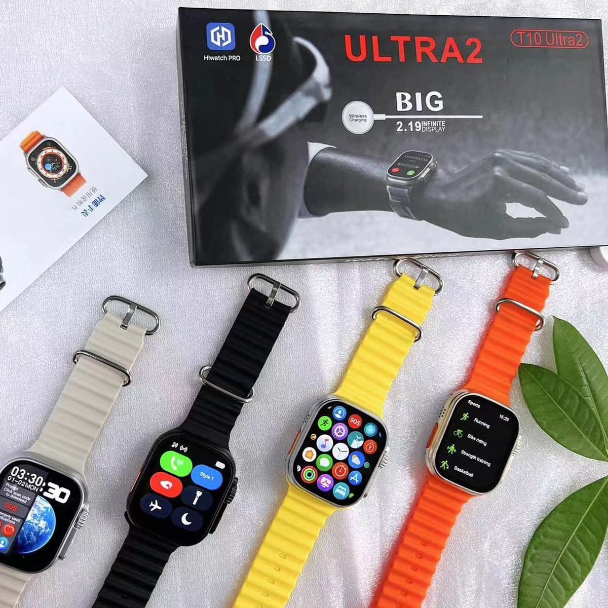 T10 Ultra 2 Smartwatch – 2.19" Big Infinite Display, Wireless Charging & HiWatch Pro Support - Online Shopping in Pakistan - BUNDLIV