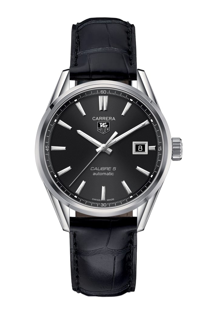 TAG Heuer Carrera Calibre 5 Day-Date – Premium Leather Edition for Gents View Gallery - Pakistan